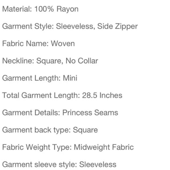 Agua Bendita Women's Dainty Floral Tile Print Flutter Sleeve Mini Dress NWT XXL - Picture 10 of 11